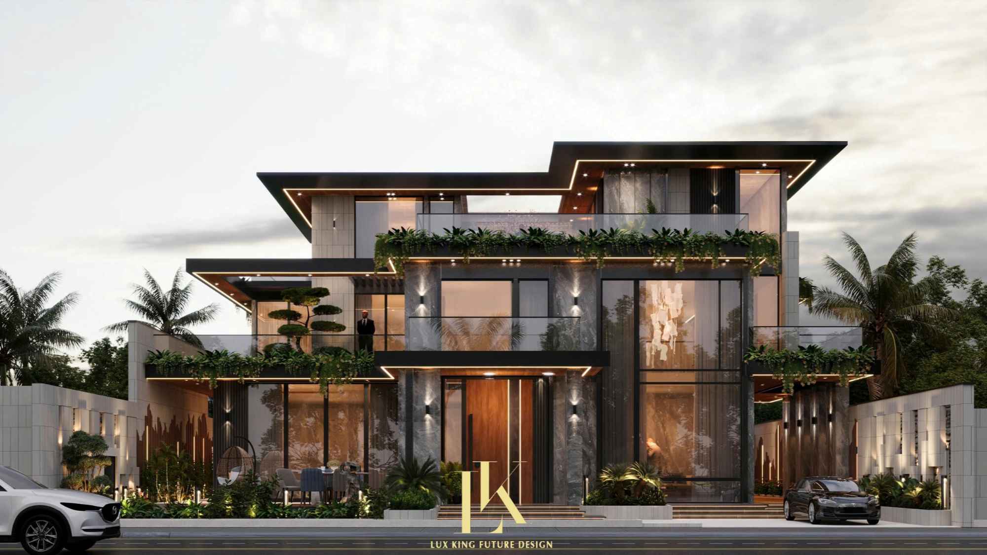 Mẫu siêu villa hiện đại 1 trệt 3 lầu đẹp đẳng cấp tại Vũng Tàu