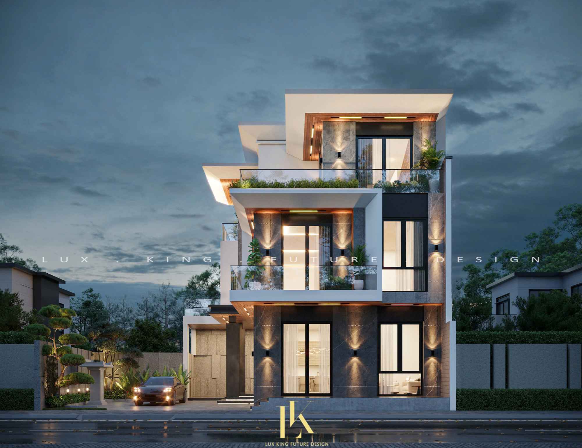 Tổng quan thiết kế biệt thự villa 3 tầng hiện đại