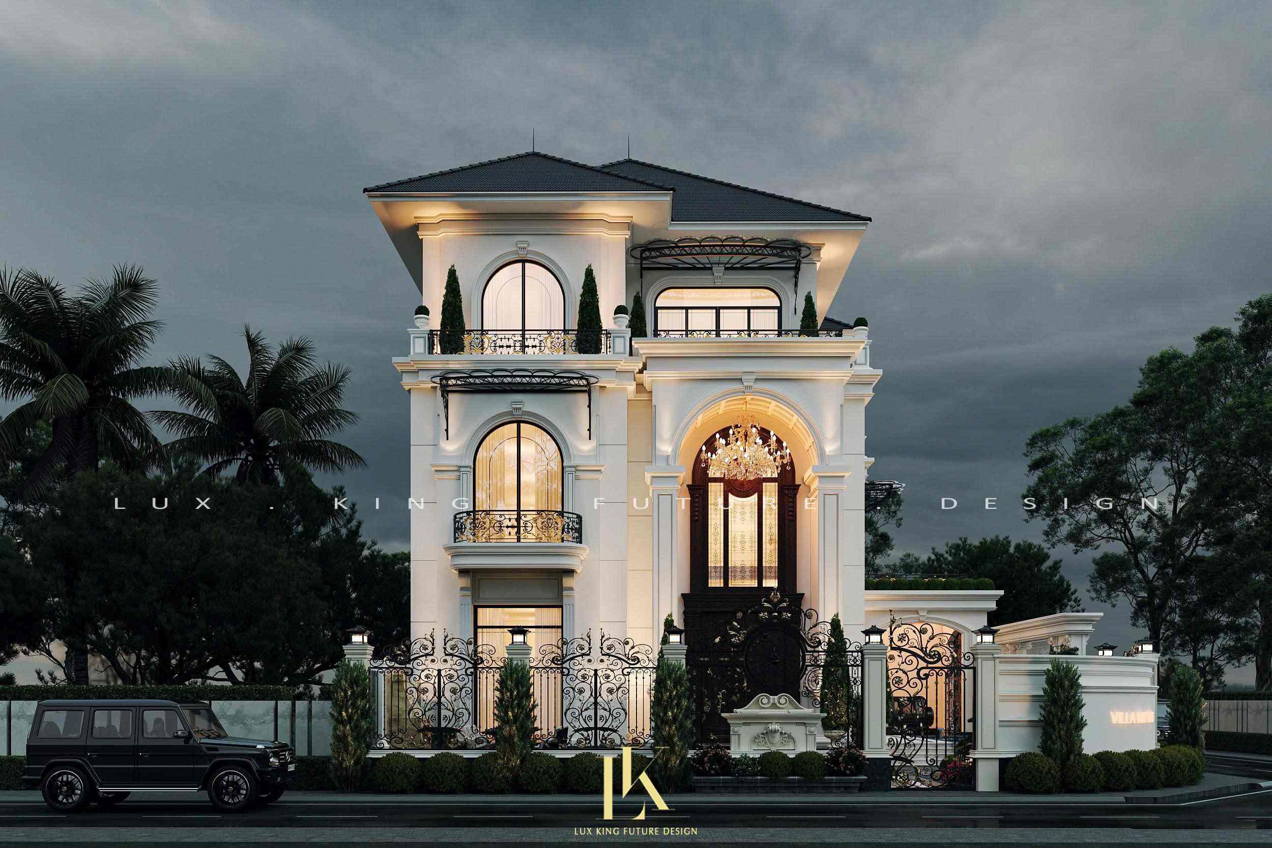 Thiết kế mẫu biệt thự tân cổ điển 3 tầng mái Nhật đẹp nhất tại Lạng Sơn, dẫn đầu xu thế 2026 