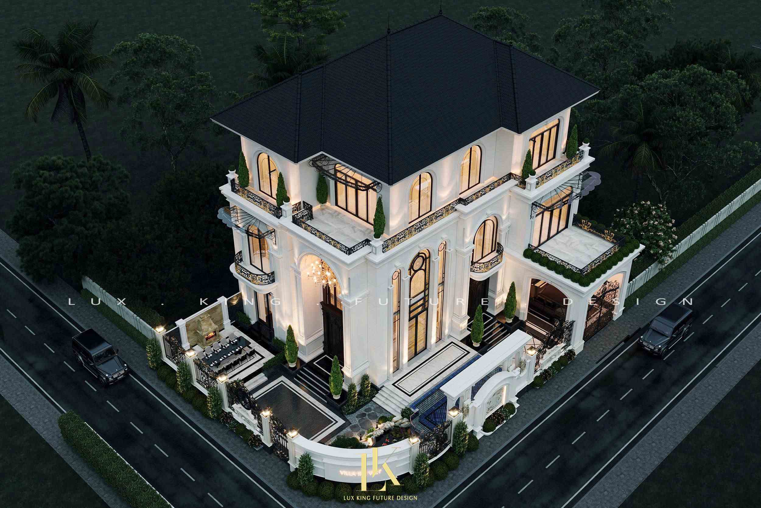 Thiết kế mẫu biệt thự tân cổ điển 3 tầng mái Nhật đẹp nhất tại Lạng Sơn, dẫn đầu xu thế 2026 2